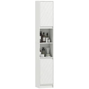 Colonna bagno con 2 ante e 2 ripiani aperti ¨C zephmum ¨C bianco 30x24x170 cm