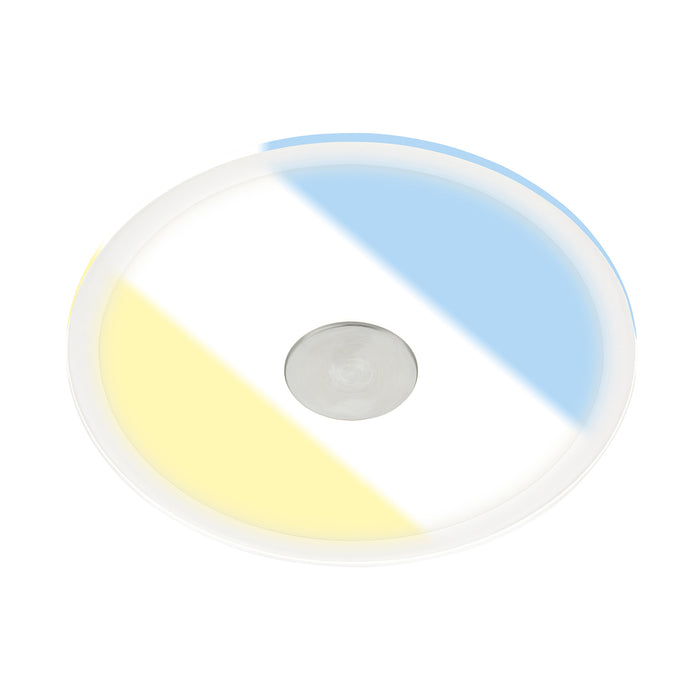 Plafoniera Incasso Verre Metallo Bianco Led Integrato 12W 3000K