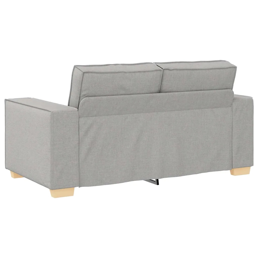Divano a 2 posti Grigio nuvola 160x78x84 cm in tessuto 4104978