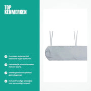 Ombrellone da Patio Solare - Impermeabile - Resistente alle Intemperie - UV-Resistente - Opaco - 210D Tessuto di Oxford