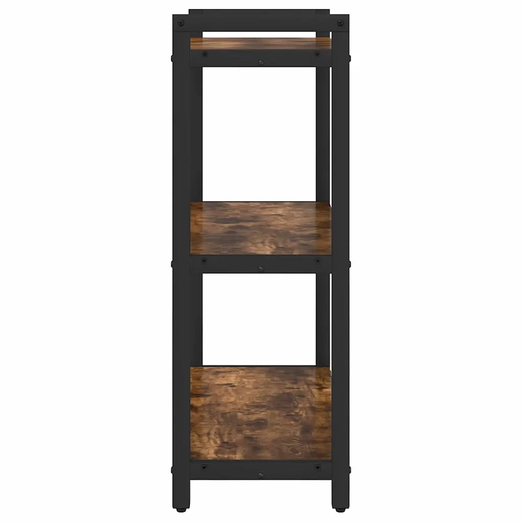 vidaXL Libreria Rovere fumo 60 x 30 x 83 cm Legno multistrato