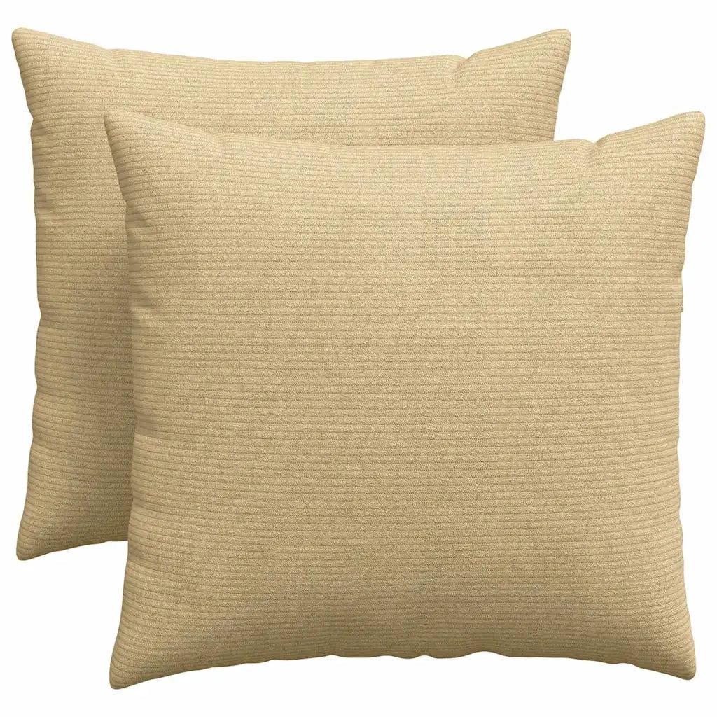 Cuscini da Divano 2 pz | Cuscini per sedie Grigio Verde 50 x 50 cm
