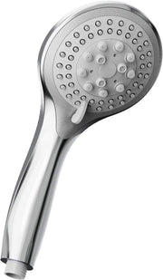 Douchekop economizzante con 5 tipi di getto - Doccia a pioggia e doccia a getto d'acqua ad alta pressione con diffusore in silicone