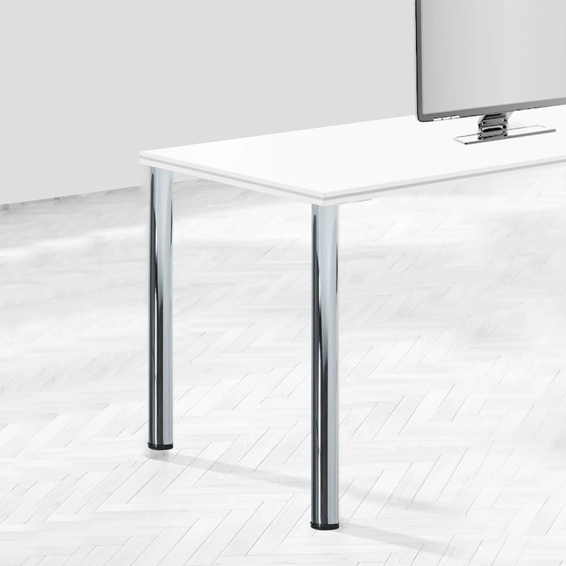 Lotto di 4 gambe per tavolo, diametro 60mm, H 710mm, Acciaio, Cromato lucido