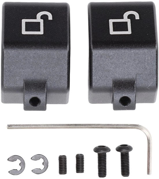 Kit di chiusura per tettuccio in tessuto - Set di sostituzione per Miata 1990-2005 - Viti di fissaggio regolabili - Resistenza di chiusura migliorata - Profilo senza giunzioni - Chiusura a slitta