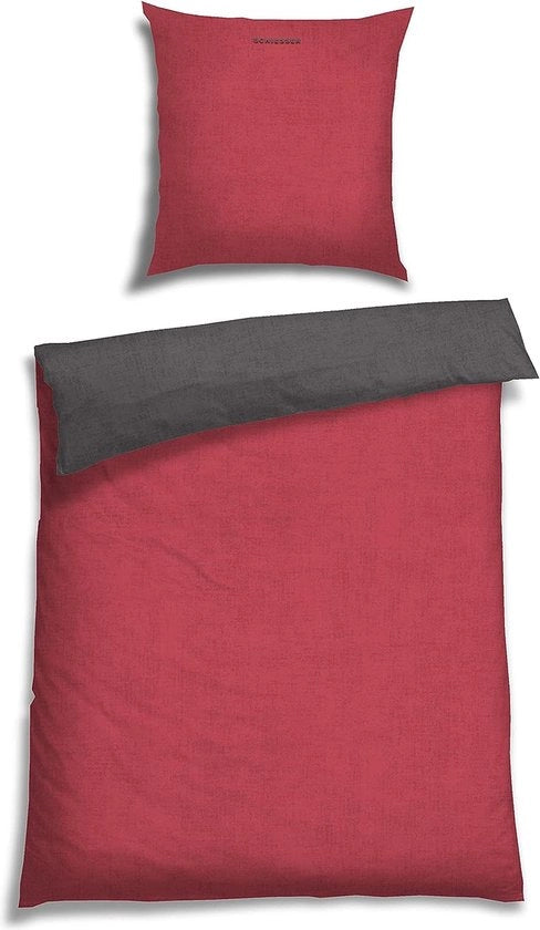Set di cambio di coperta - Comprende 1 copertina di letto (155 x 220 cm) e 1 coprisacco (80 x 80 cm). La copertina di letto è facile da indossare e presenta due colori diversi su ogni lato, ideale per un po' di varietà. Materiale di alta qualità.