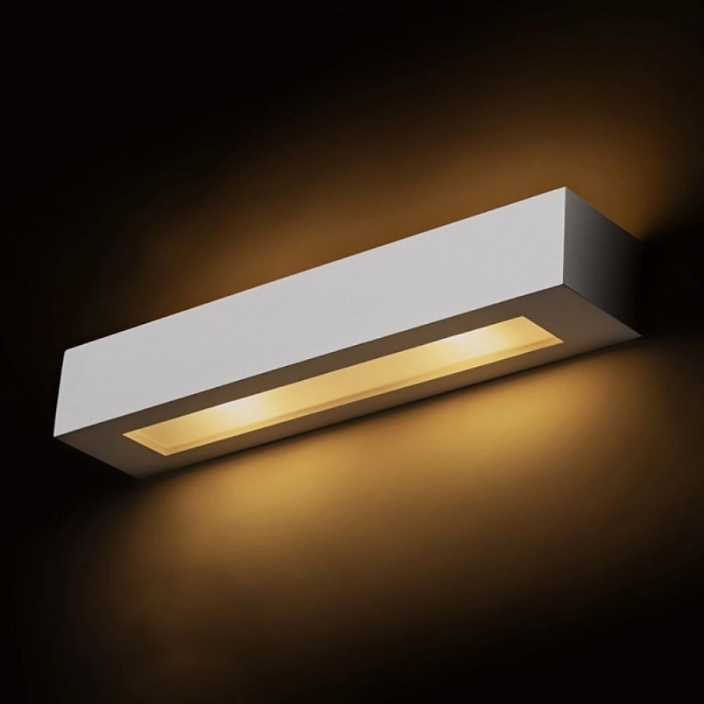Lampada ROLO 45  da parete  gesso 230V E14 2x11W