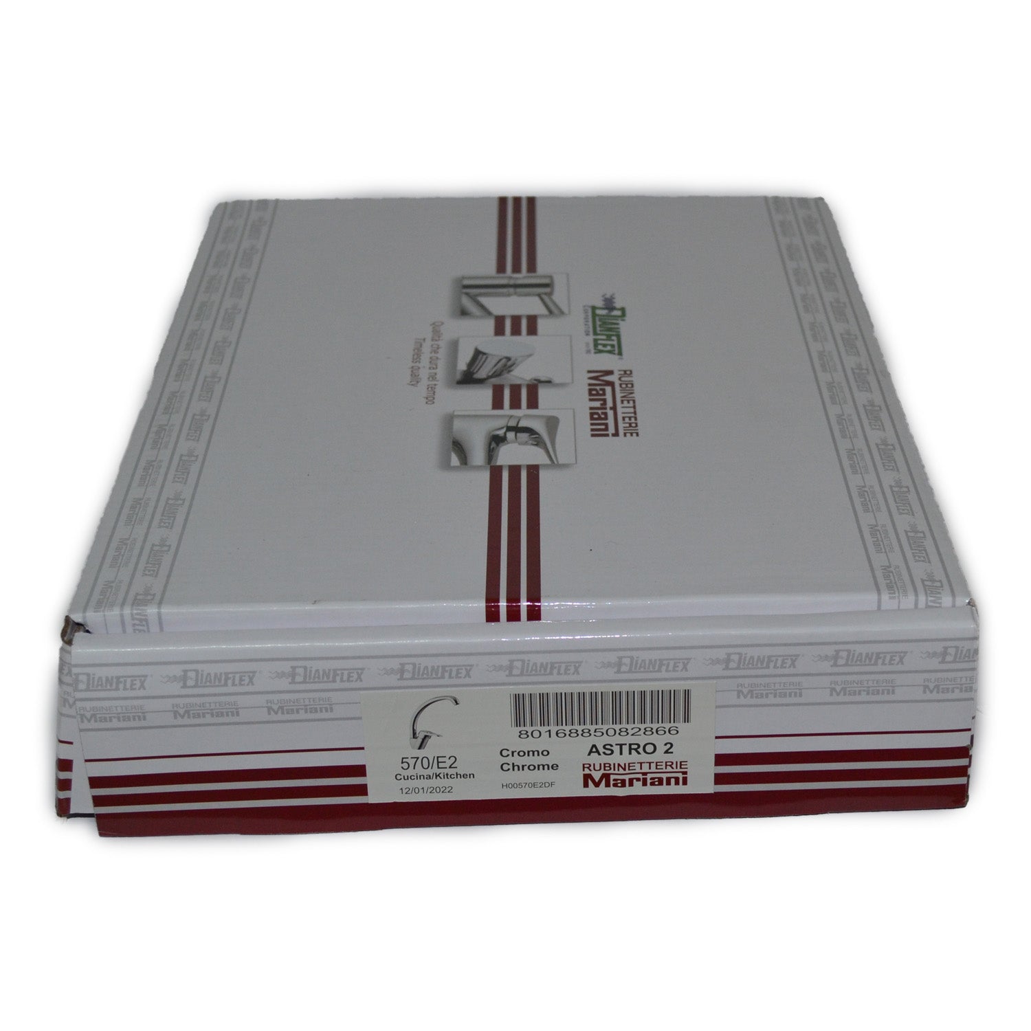 RUBINETTO LAVELLO CUCINA MONOCOMANDO CANNA CIGNO ASTRO2