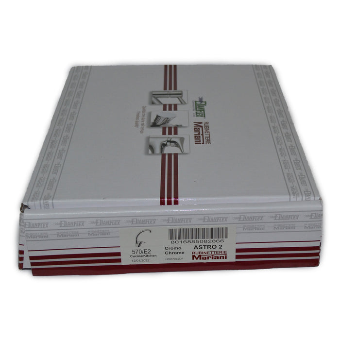 RUBINETTO LAVELLO CUCINA MONOCOMANDO CANNA CIGNO ASTRO2