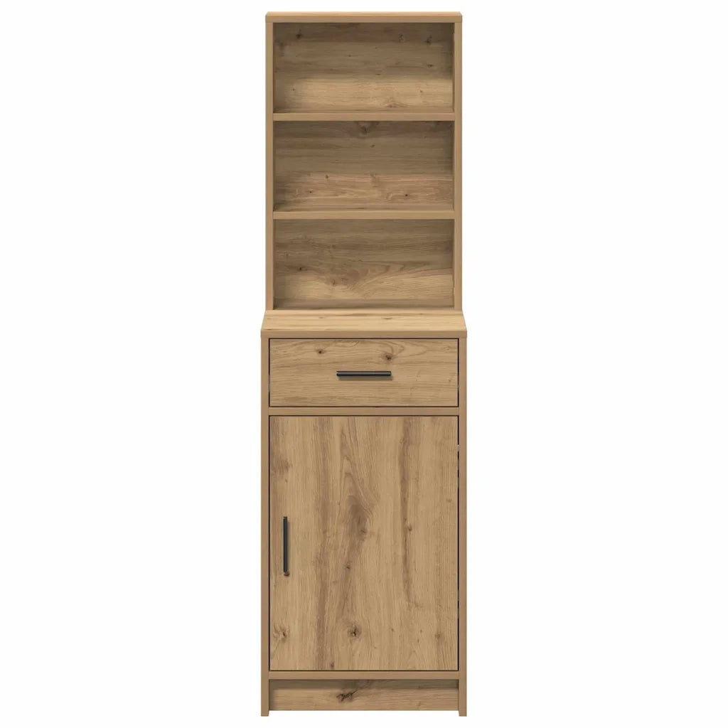 Credenza | Madia | Buffet da pranzo | Armadio da pranzo Rovere artigianale 41 x 40 x 135 cm Legno multistrato