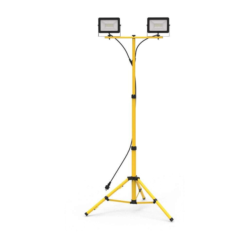 Faro LED su treppiede 2x50W 4000K IP44 Bobby Eko-Light