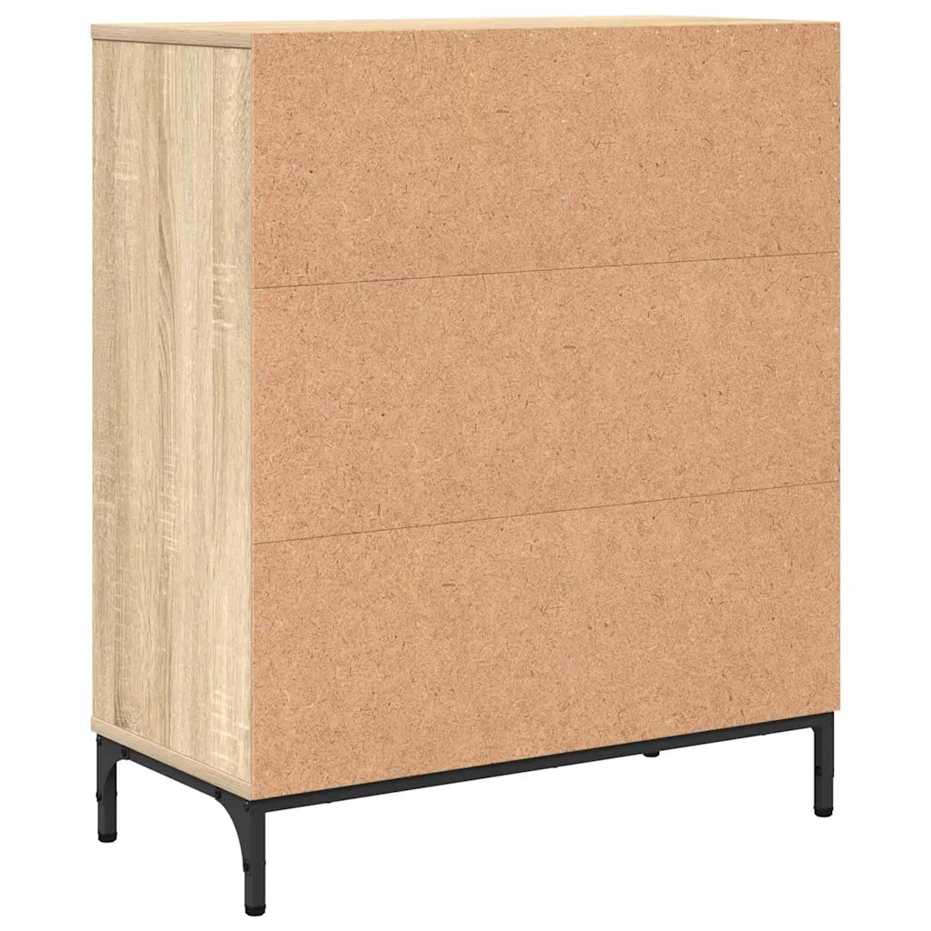 Credenza | Madia | Buffet da pranzo | Armadio da pranzo Rovere Sonoma 69,5 x 33 x 82 cm Legno multistrato