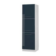 Vicco Mobile per forno da incasso Blu scuro lucido 60 cm