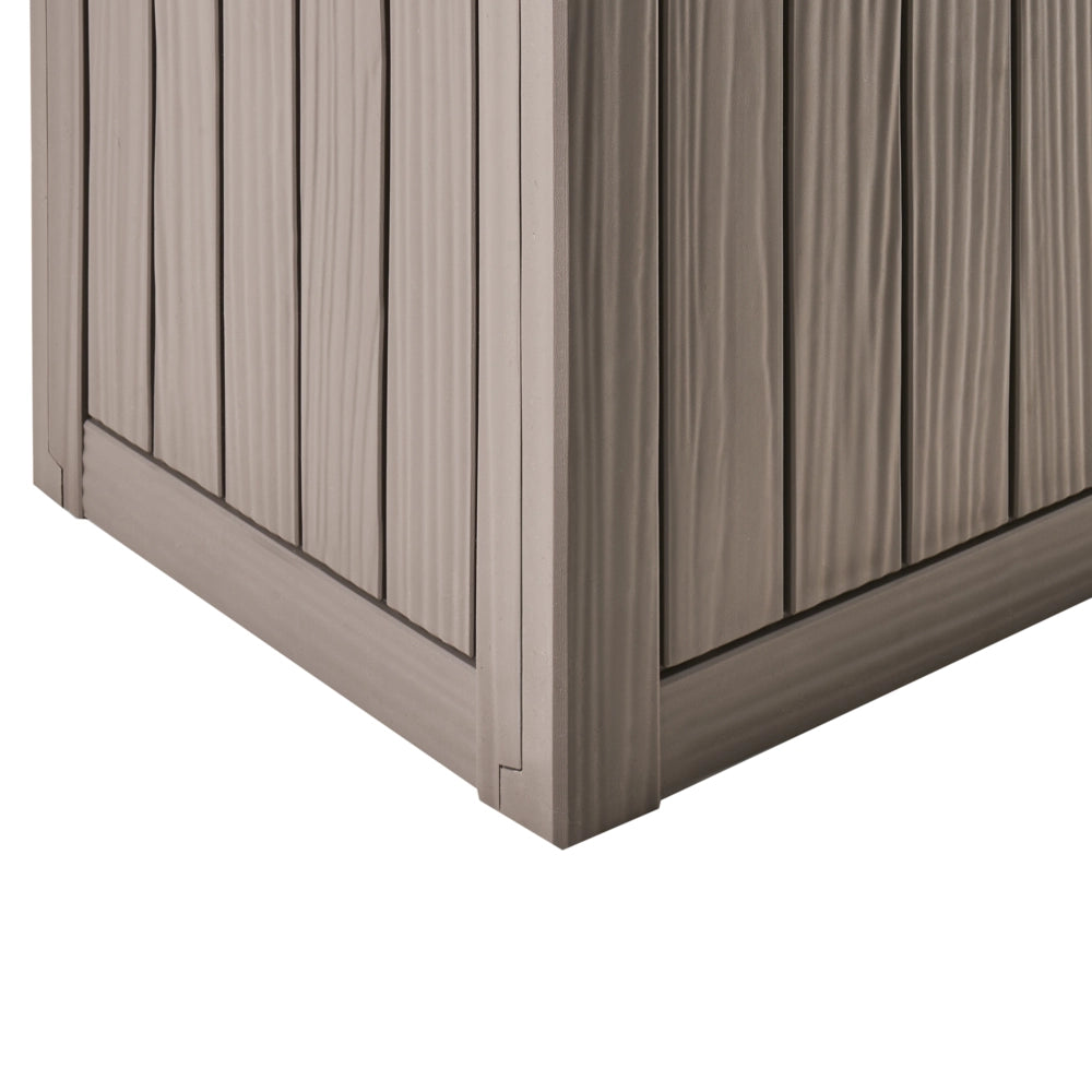 Contenitore da giardino Taupe Polipropilene 46 x 58 cm Cassetta degli attrezzi da esterno per tessuti