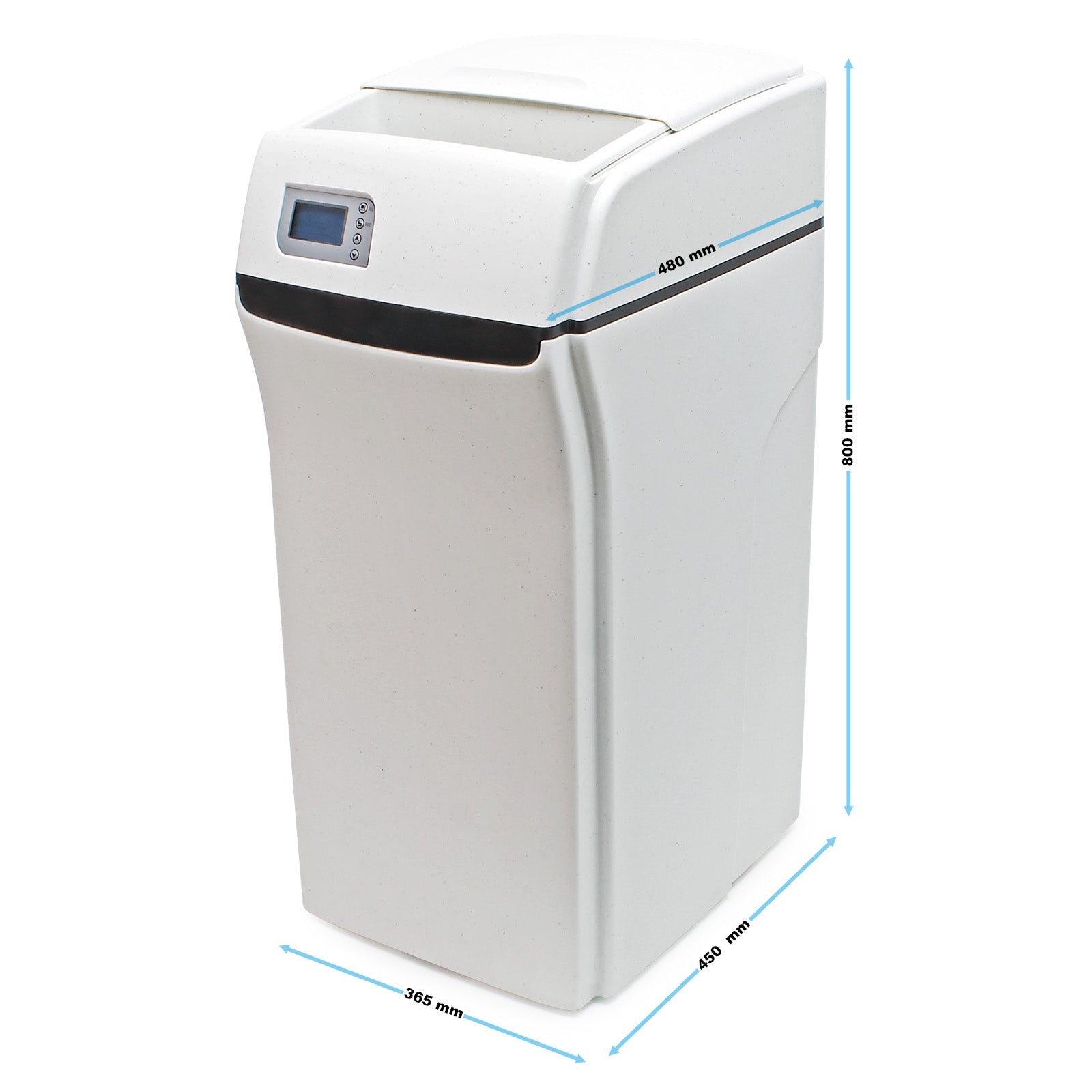 Naturewater Addolcitore Acqua a scambio ionico 3000L/h Dispositivo automatico per addolcimento acqua