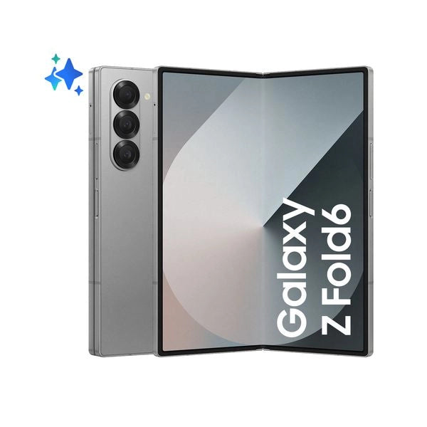 Samsung galaxy z fold6 smartphone ai, 1tb, ram 12gb, display 6,3"/7,6" dynamic amoled 2x, silver shadow - F956BZSNE