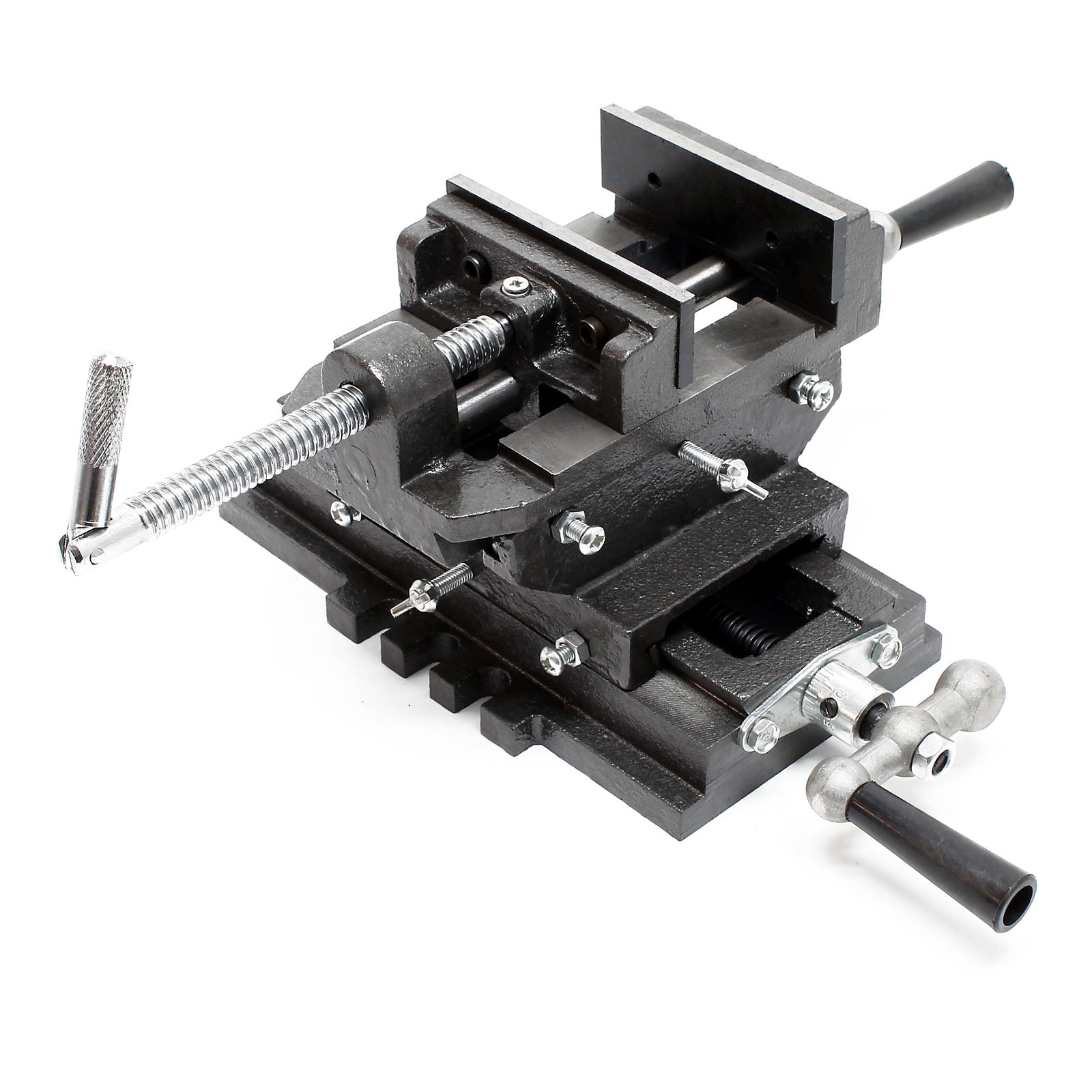 Morsa a croce per trapano 75mm Morsa a 2 assi X-Y per macchine trapani a colonna