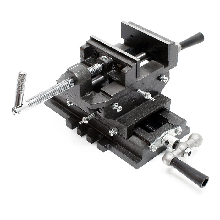 Morsa a croce per trapano 75mm Morsa a 2 assi X-Y per macchine trapani a colonna