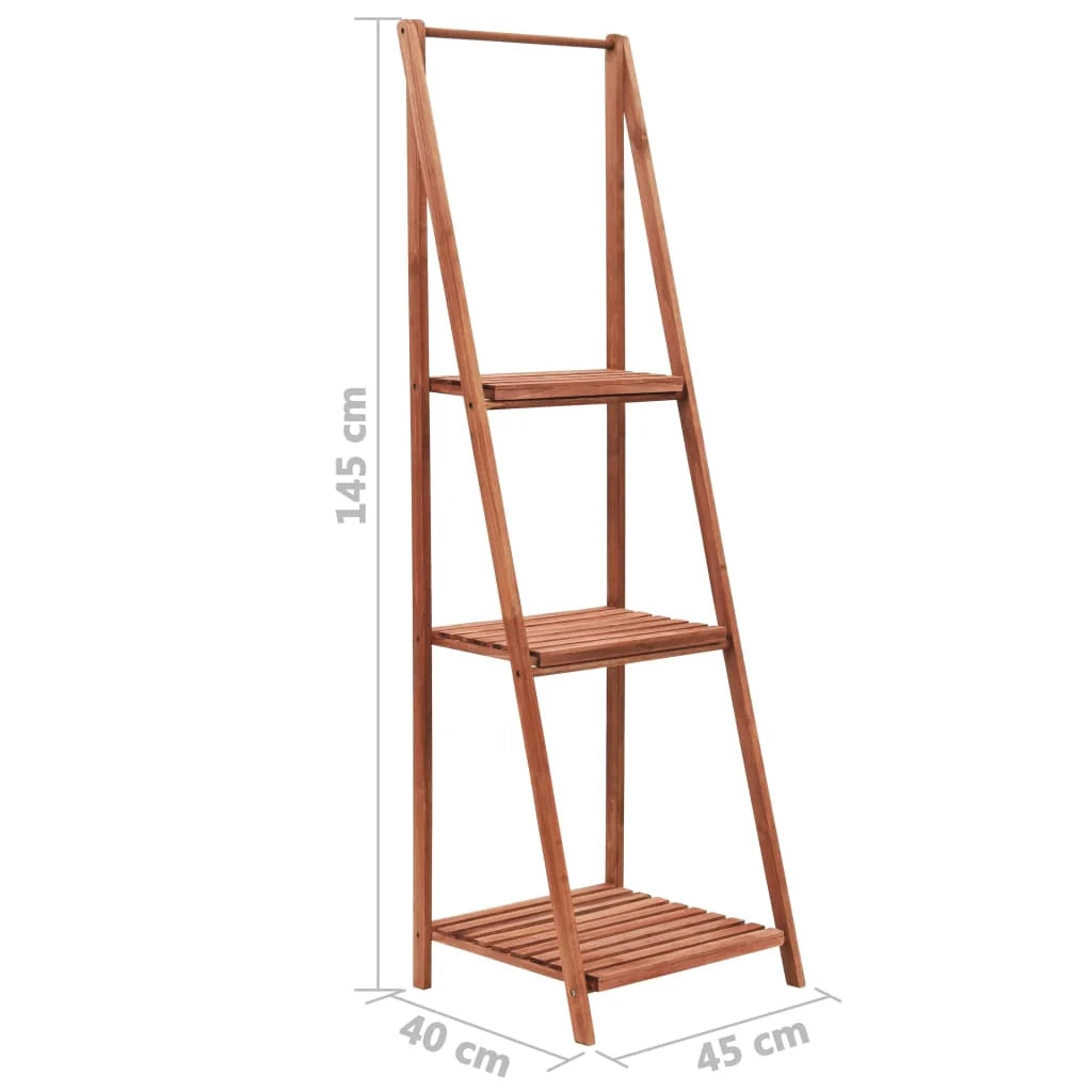 Portavasi mobiletto portafiori legno di cedro 45 x 40 x 145 cm marrone 02_0045171