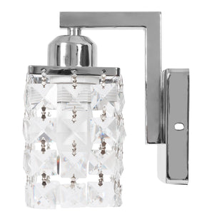 Lampada Da Parete In Metallo Cristallo APP543-1W Cromo