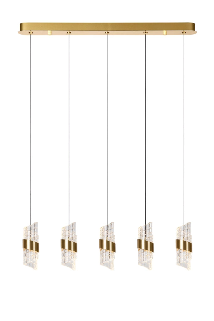 Lampada sospensione KLIGANDE oro vetro LED 7W Lucide