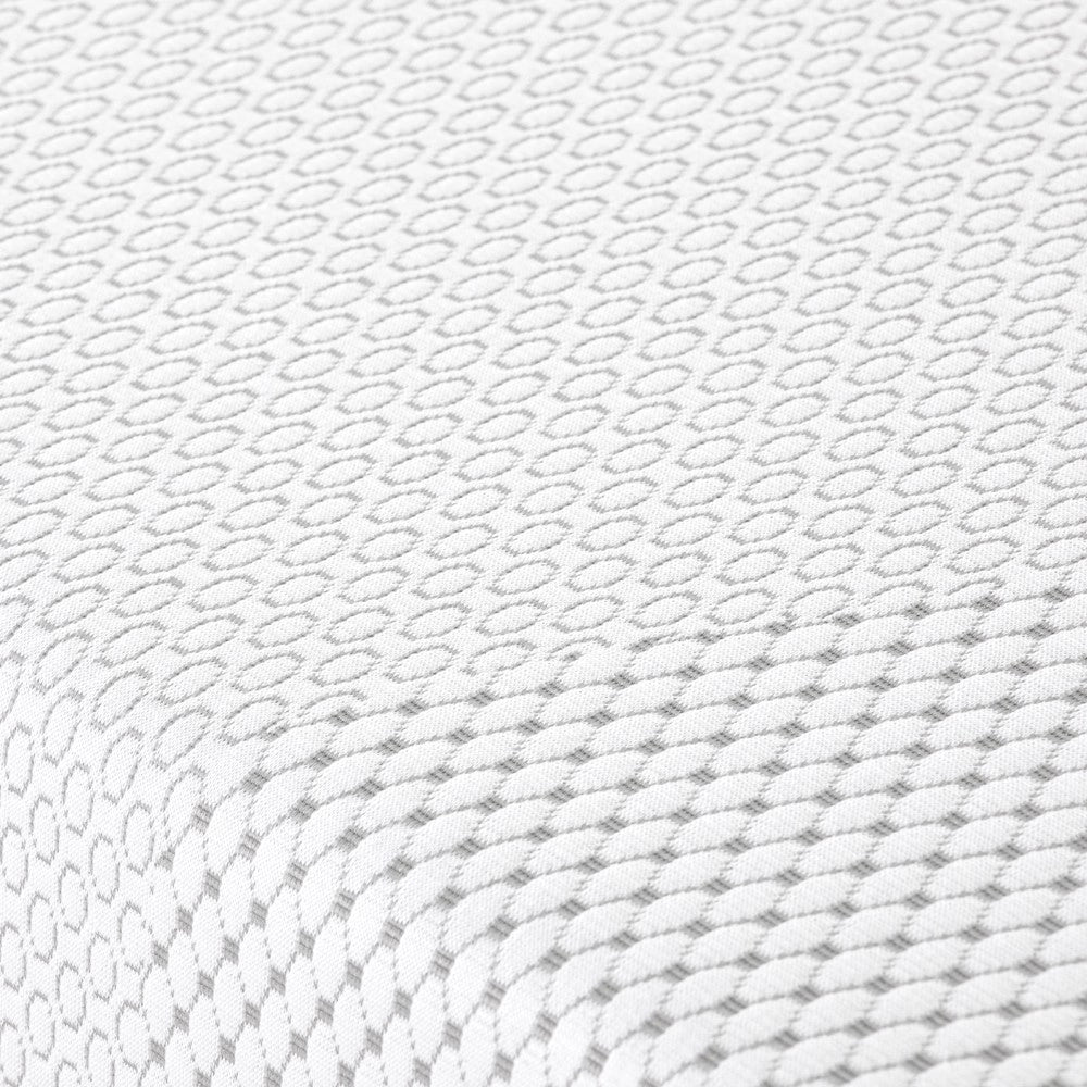 Materasso una piazza e mezza Olmio memory foam 120x190x25h tessuto antibatterico sfoderabile