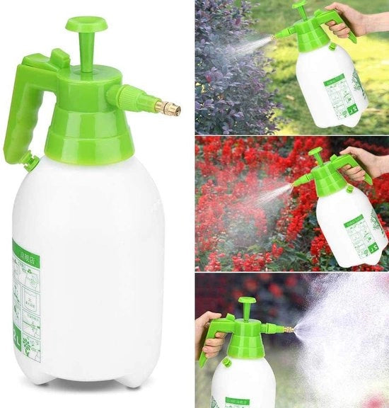 Spremettore per acqua - Pomp manuale - Ideale per prato e piante - Verde - Aspersore per giardino - Efficiente e facile da usare - Adatto per ogni...