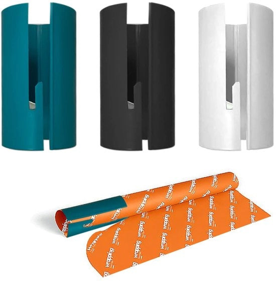 Taglierino Portatile per Carta e Cellofan - 3 Pezzi - Dimensioni 10 x 6 x 6 cm - Rolsnijder