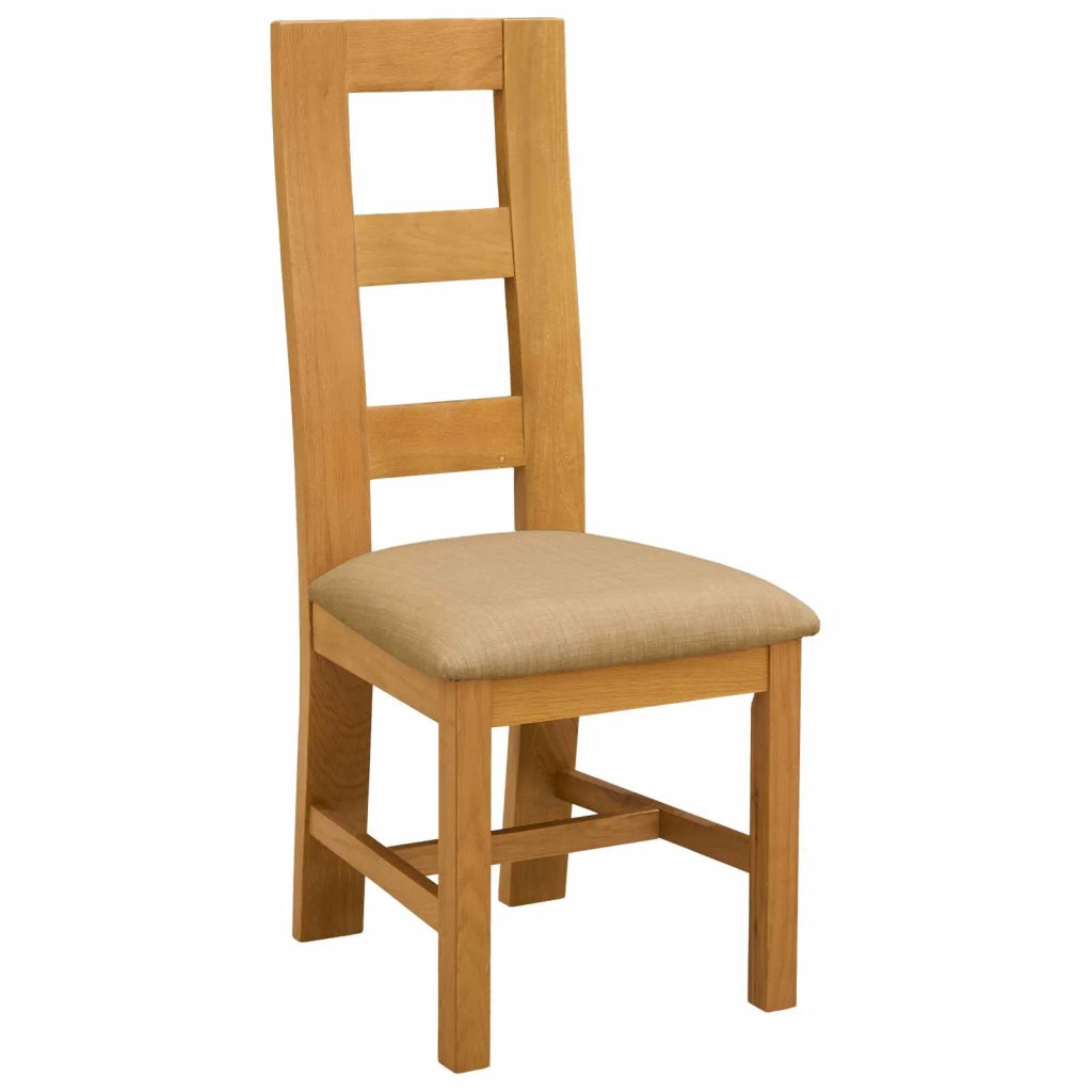 Set da pranzo 5 pz Beige Legno di Quercia Massello 3430342