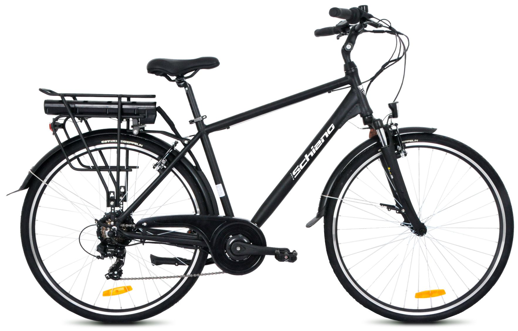 City bike uomo 28" alluminio forcella ammortizzata  10.4 ah Nera - F.LLI SCHIANO