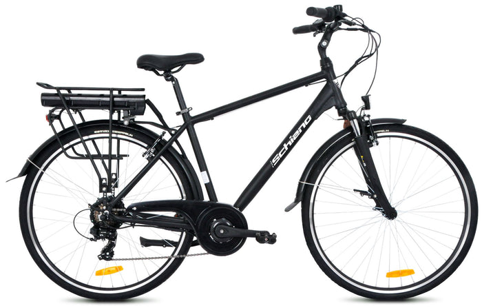 City bike uomo 28" alluminio forcella ammortizzata  10.4 ah Nera - F.LLI SCHIANO