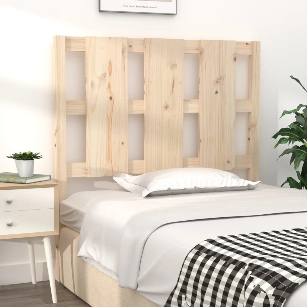 Testiera per Letto-Testata-Testiera Decorativa 95,5x4x100 cm Legno Massello di Pino 321915
