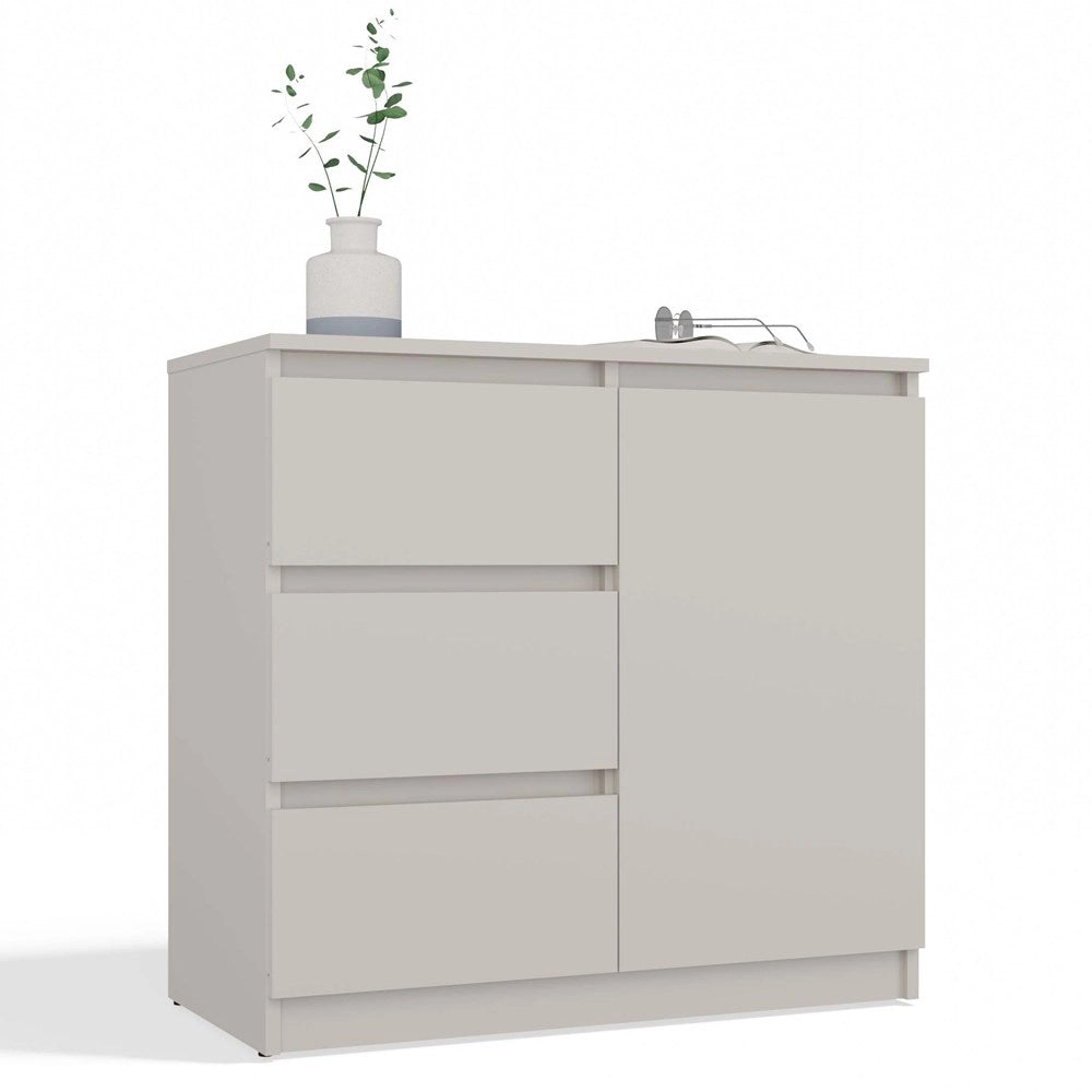 Cassettiera MALWA 1d3s cashmere beige per camera e soggiorno