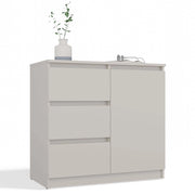Cassettiera MALWA 1d3s cashmere beige per camera e soggiorno