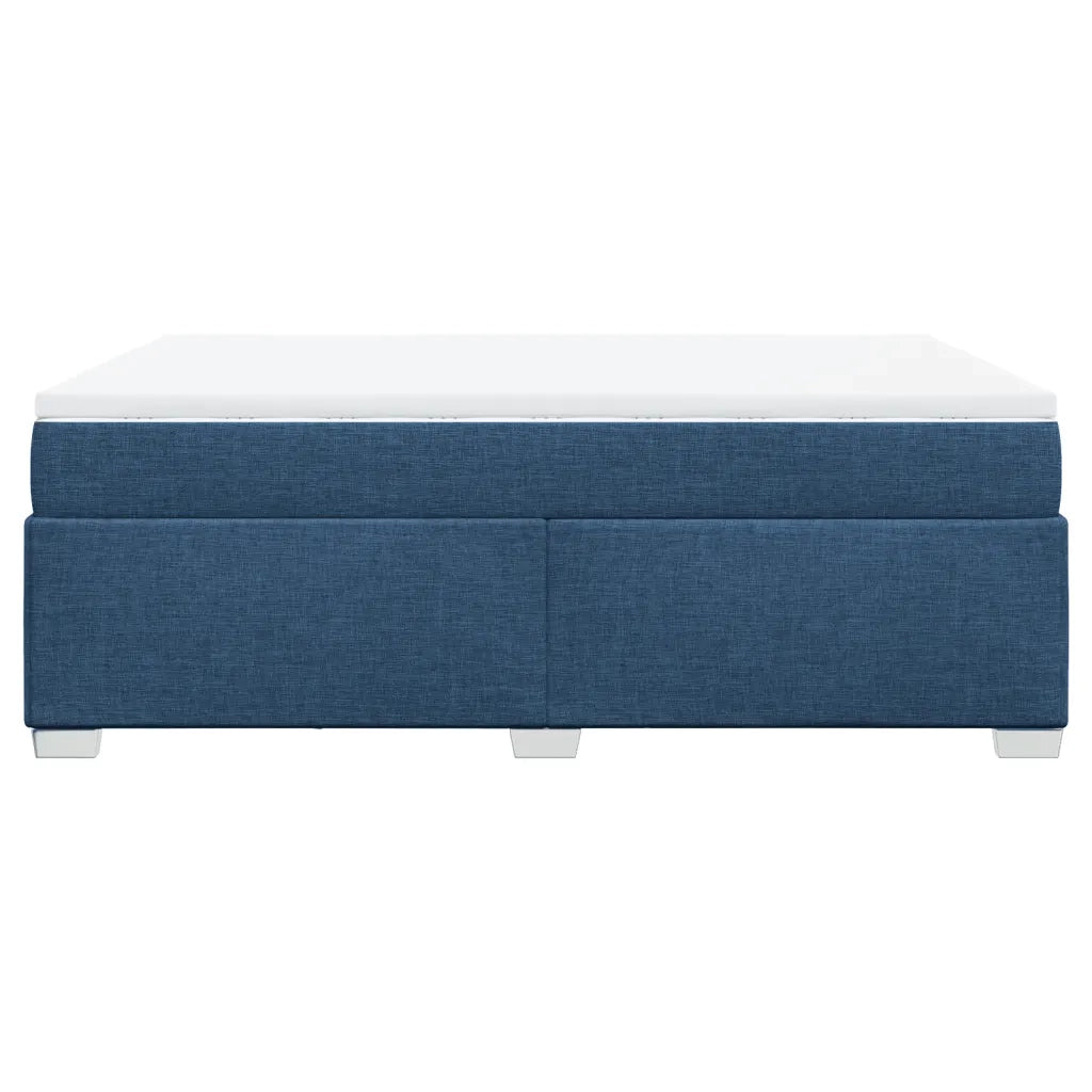 Giroletto a Molle con Materasso Blu 160x200 cm in Tessuto 3285150
