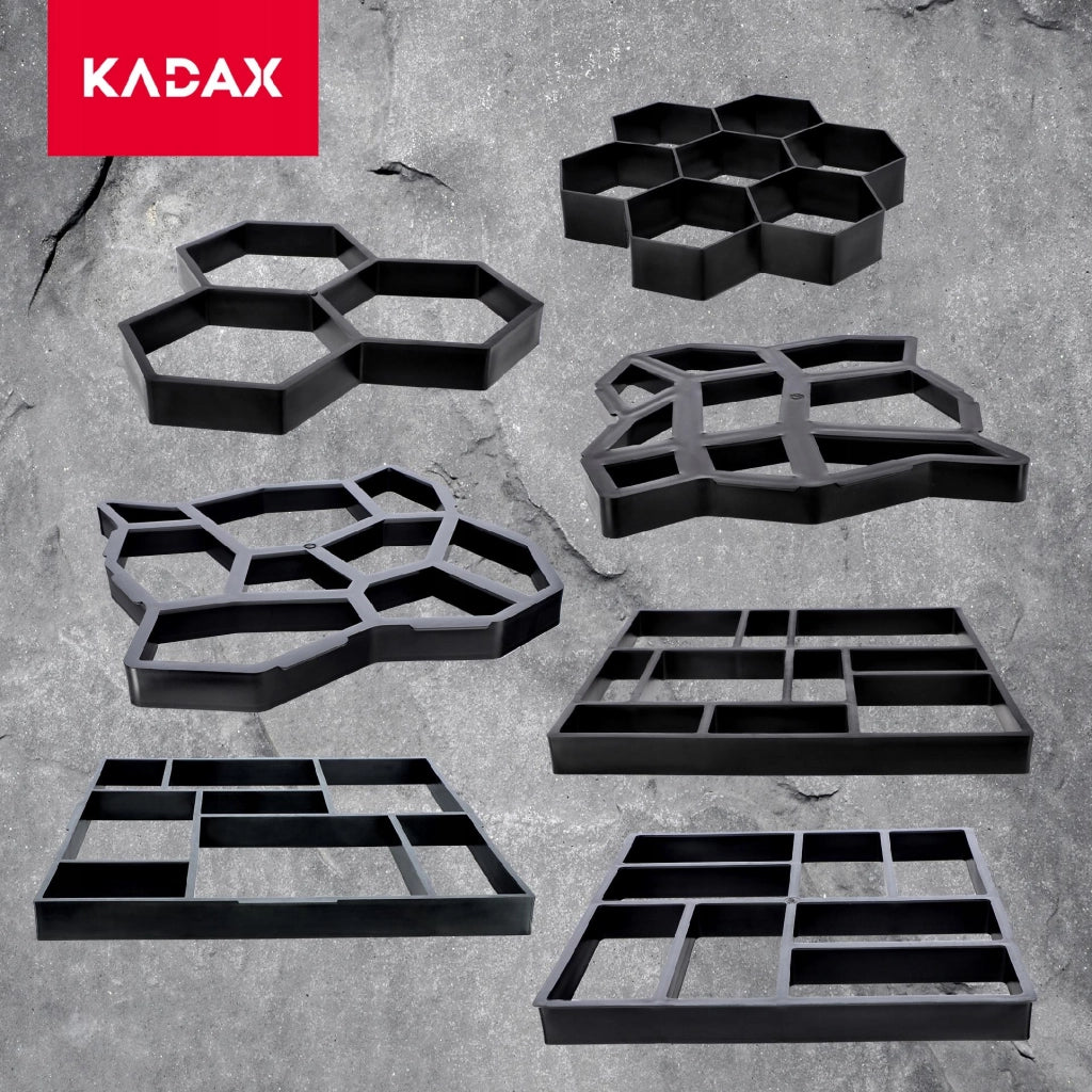 KADAX - Forma per pavimentazione, calcestruzzo, pietra, elementi decorativi a testa di gatto, matrice solida 42x43cm