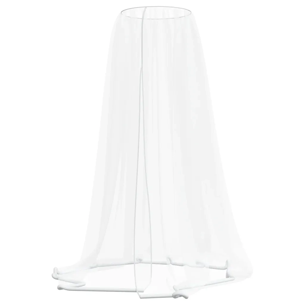Zanzariera per Ombrellone 220 Rete Bianca Φ330x250 cm 4010041