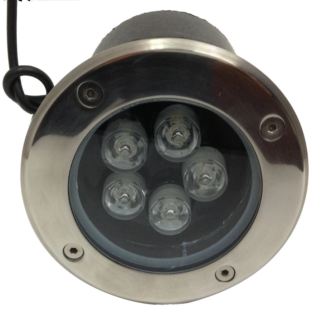 Trade Shop - Faretto Led Segnapassi Watt Giardino Ip65 Calpestabile Per Esterno Impermeabile - -bianco Freddo-5 Watt