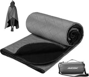 Panno da picnic impermeabile in lana di capra - ideale per l'esterno - 1 pezzo - 140 x 200 cm