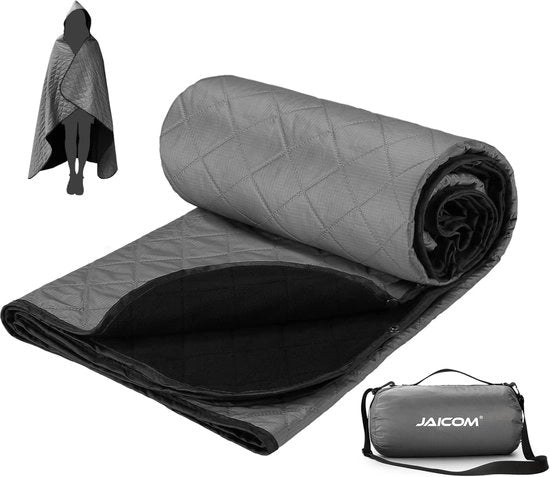 Panno da picnic impermeabile in lana di capra - ideale per l'esterno - 1 pezzo - 140 x 200 cm