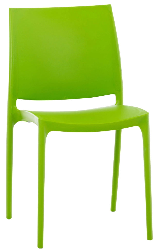 Sedia outdoor Maya impilabile verde