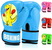 Guantoni da pugilato per bambini, guantoni da pugilato per bambini da 3 a 14 anni, PU-cuoio, guantoni da pugilato per bambini per sacco di pugilato, sparring, allenamento, Muay Thai, MMA, kickboxing e arti marziali