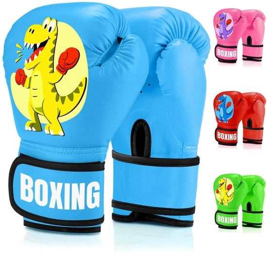 Guantoni da pugilato per bambini, guantoni da pugilato per bambini da 3 a 14 anni, PU-cuoio, guantoni da pugilato per bambini per sacco di pugilato, sparring, allenamento, Muay Thai, MMA, kickboxing e arti marziali