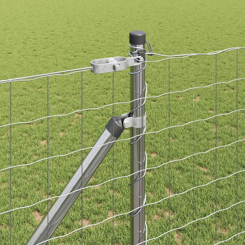 Recinzione con Posto Argento 1,2 x 25 m Acciaio