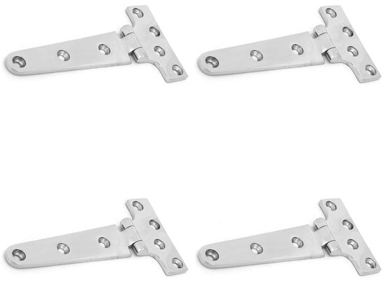 Porte scorrevoli in acciaio inossidabile 316 - 4 pezzi - Alta durezza - Liscio - Duraturo - Dimensioni 151x75x4,5 mm - Serranda
