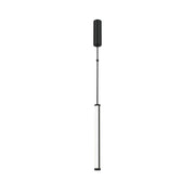 Maytoni Lampadario moderno Supersymmetry 1 luce LED integrato nero alluminio