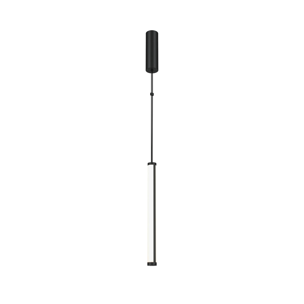 Maytoni Lampadario moderno Supersymmetry 1 luce LED integrato nero alluminio