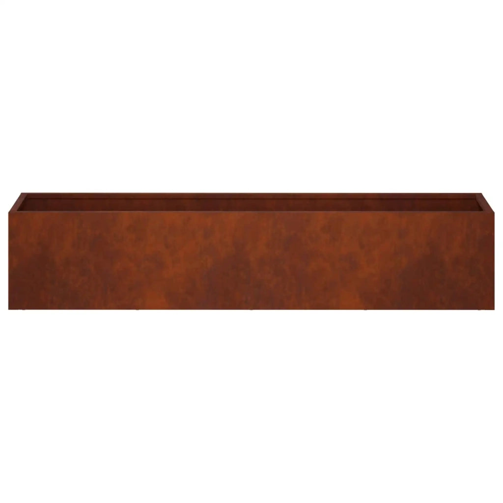 Vaso da giardino Ruggine 80 x 20 x 20 cm Acciaio Corten 8005174