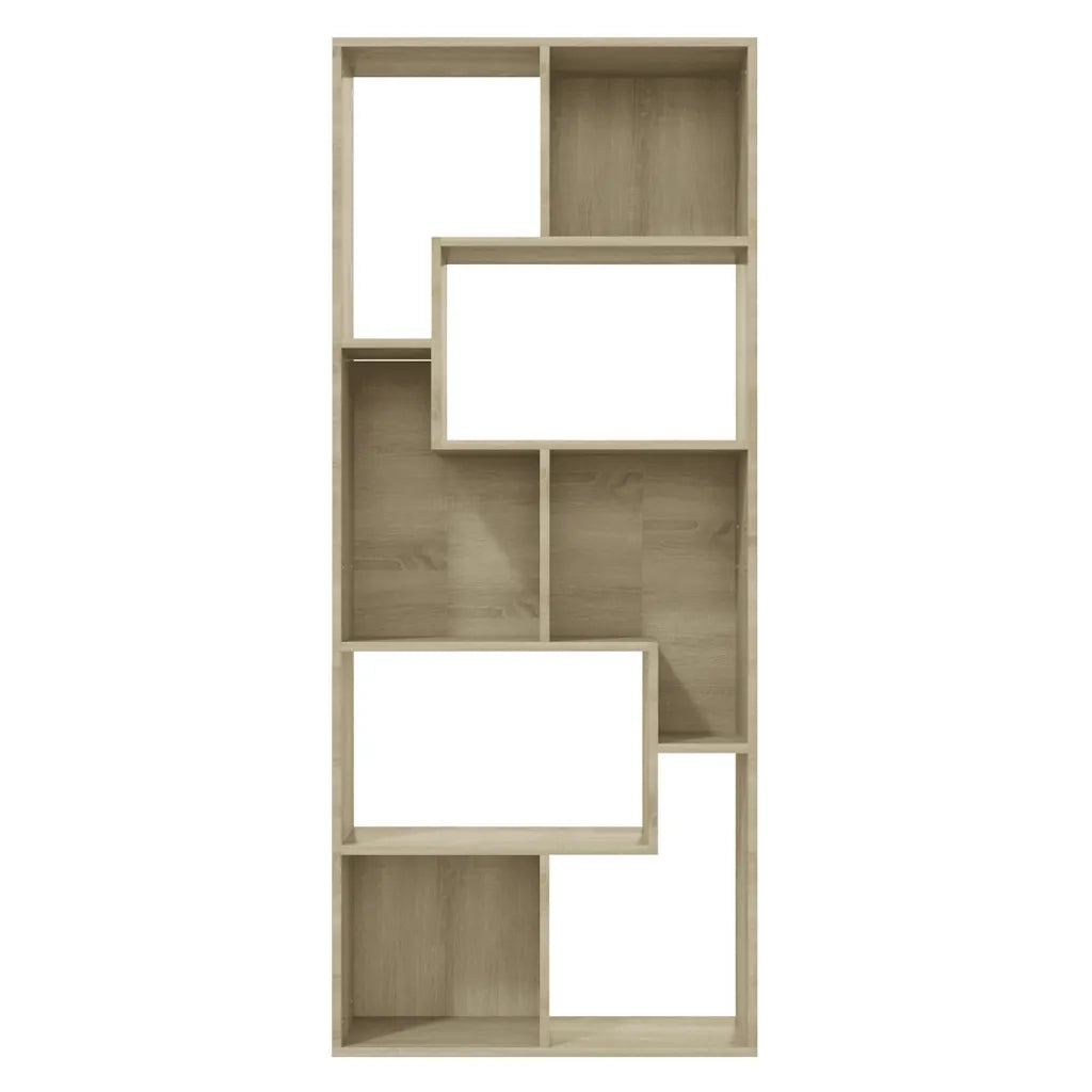 Libreria Rovere Sonoma 67x24x161 cm in Truciolato