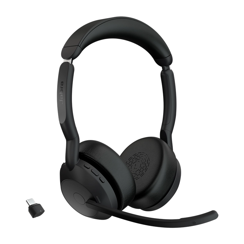 ORIGINAL Jabra Accessori per computer nero 25599-989-899 Headset Evolve2 55 UC Stereo